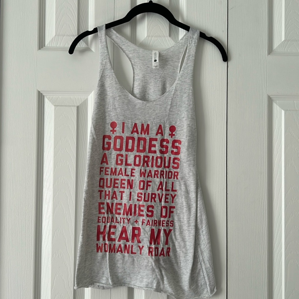 Parks and Rec Goddess Racerback Tank